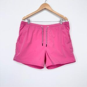American Eagle Outfitters Men’s Pink Sherbet Short Swim Trunks Size Large